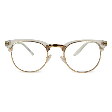 Montour Bril Zonder Sterkte Leslie Rond Model Goud Montour Eyewear