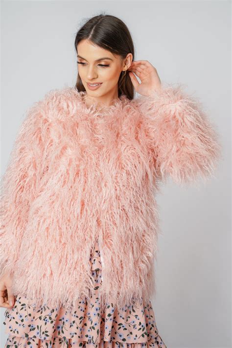 CLOTHING Mongolian Faux Fur Jacket Coat CICI Accessory