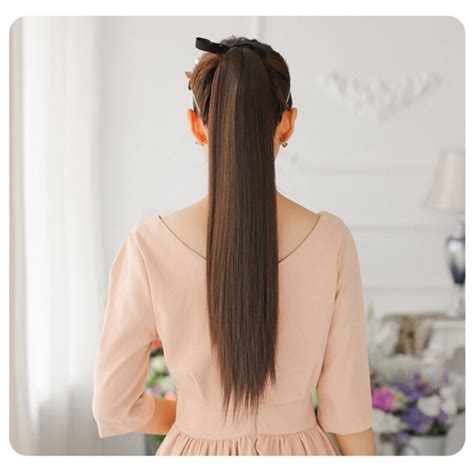 Ponytail Straight Ribbon Style Extension Ph Shopee Philippines