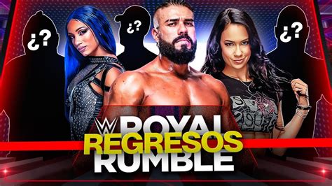 REGRESOS Y SORPRESAS Para ROYAL RUMBLE 2024 YouTube