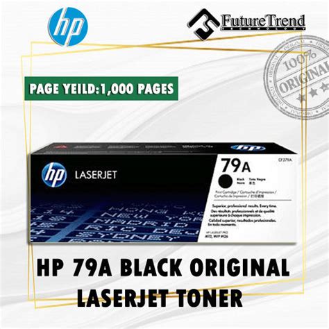 Hp 79a Black Original Laserjet Toner Cartridge Cf279a Lazada