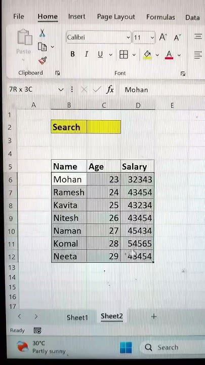 Highlight Searched Records In Excel 💯 Important Excel Tricks Howto Excel Msexcel Bytetech