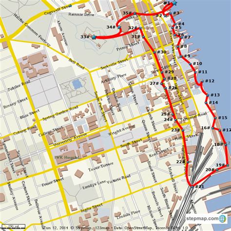 Map Of Downtown Halifax Map A Visual Reference Of Charts Chart Master