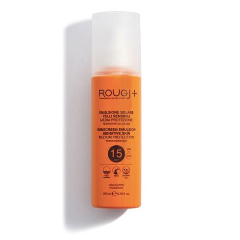 Rougj Emulsione Solare Pelli Sensibili Spf Ml Protezione Media