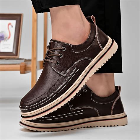 Genuine Leather New Design Oxford Shoes Uppers Genuine Leather Shoes Authentic Men S Leather