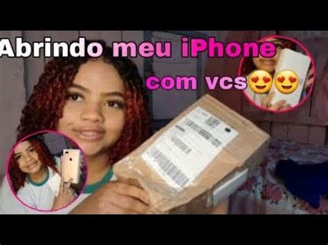 Abrindo Meu Iphone Unboxing Maevilyn Santos Youtube