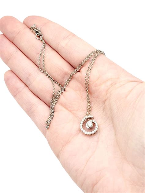 Hearts On Fire Mystical Journey Diamond Spiral Pendant Necklace In