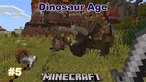 Minecraft Dinosaur Age Riding Dinosaurs Ep Youtube