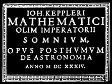 Somnium - Johannes Kepler's Book – Read The Dream Online