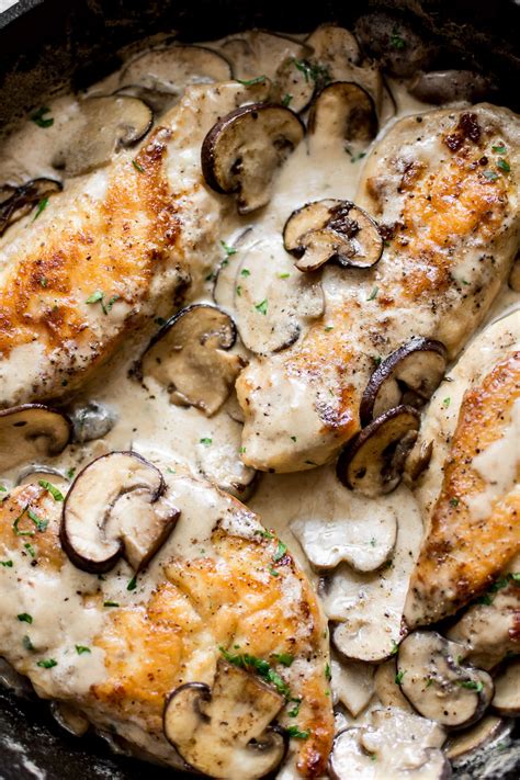 Creamy Mushroom Chicken Salt Lavender