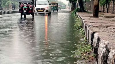 Showers Lead To Waterlogging Outages In Parts Of Noida Ghaziabad