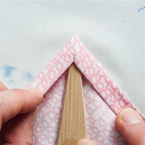 How To Sew A Mitered Corner On A Wide Double Fold Hem Artofit