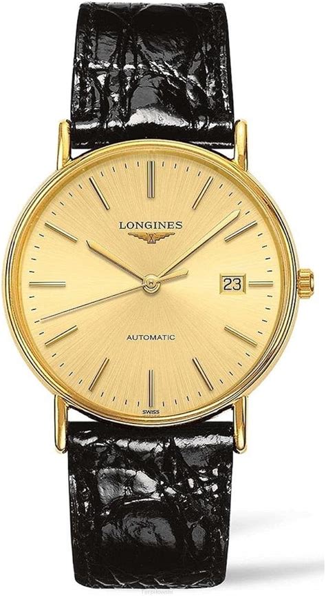 Longines Presence Leather Automatic Mens Watch L49212322