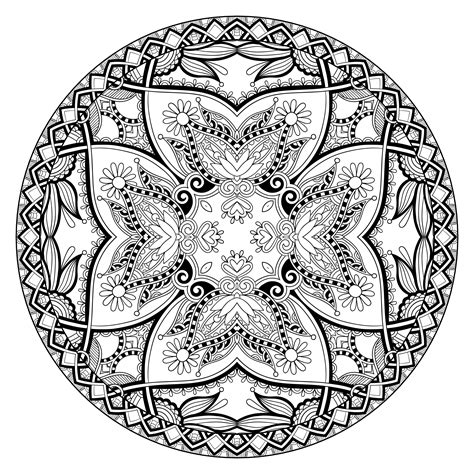 Mandala Complex Very Difficult Mandalas For Adults 100 Mandalas