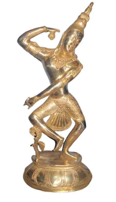 Golden Dancing Shiva Brass Statue For Worship At Rs 18000 Piece In