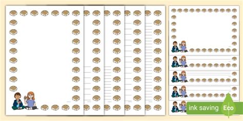 Hot Cross Buns Page Borders Teacher Made Twinkl
