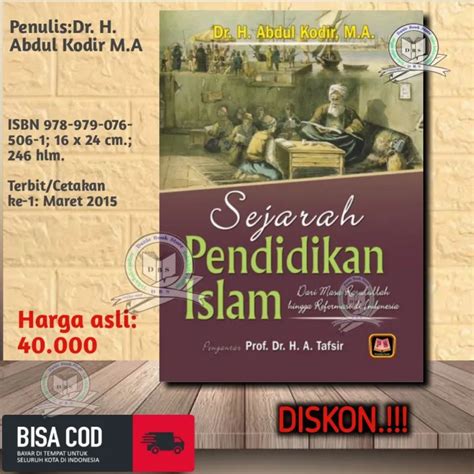 Buku Sejarah Pendidikan Islam Abdul Kodir Pustaka Setia Lazada