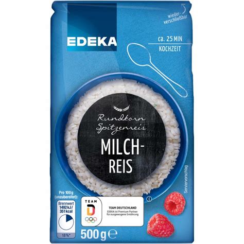 Edeka Rundkorn Milchreis Spitzenreis G Packung