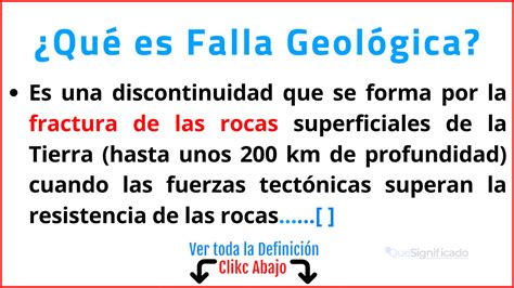 Falla Geológica Características Usos y Funcionamiento