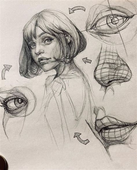 Pin By Tatiane Vidal On Drawings In 2024 Face Drawing Art Drawings