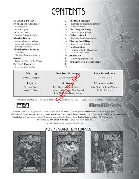 Pdf Earthdawn Shards Volume I Journey To Lang The Earthdawn Game