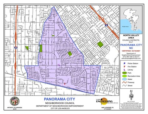 Panorama City Map