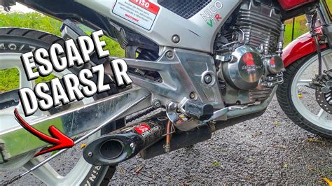 Teste Escape Esportivo Disarsz R Cbx 250 Twister Youtube