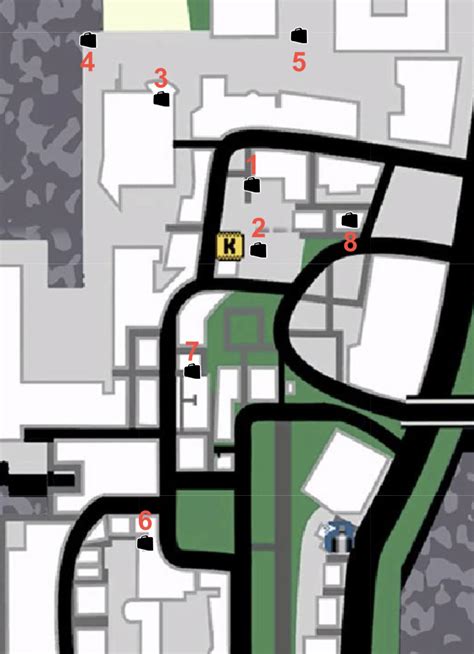 Gta Vice City Map Of Hidden Packages