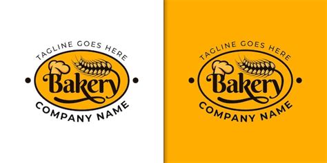 Beschriften Sie Retro Bäckerei Brot und Kuchen Abzeichen Logo Design