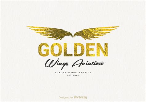 Free Golden Wings Logo Vector 96994 Vector Art at Vecteezy