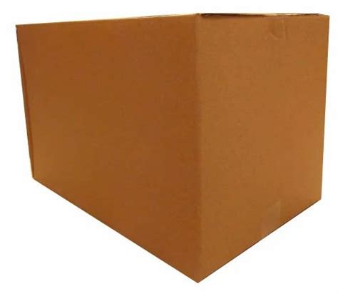 Double Wall 5 Ply Brown Corrugated Box At Rs 12 Piece In Ahmedabad Id