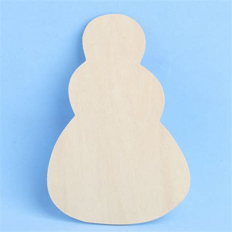 Unfinished Wood Snowman Cutout Wood Cutouts Wood Crafts Craft Supplies