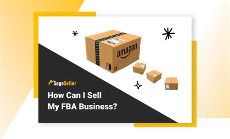 How To Sell Amazon Fba Business Sageaudit