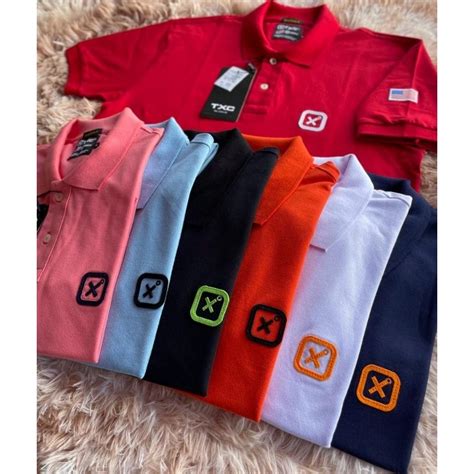 Camiseta Masculina Gola Polo Linha TXC Shopee Brasil