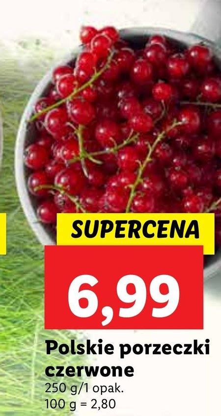 Czerwona Porzeczka Ryneczek Lidla Promocja Lidl Ding Pl