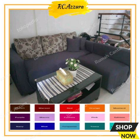 Jual Cover Sofa L Putus Sarung Kursi Sofa Letter L Strecth Elastis