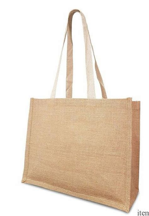 Plain Brown And Sky Blue Jute Shopping Bag At Rs Piece In Ahmedabad