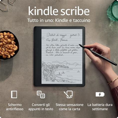 Kindle Scribe 64 GB Il Primo Kindle E Taccuino Digitale Tutto In