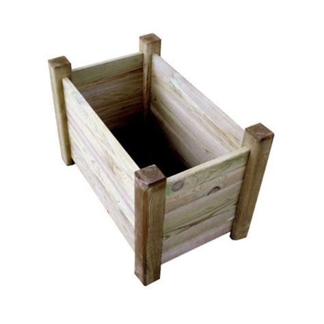 Jardini Re Rectangulaire En Bois Autoclave Classe Robuste Et