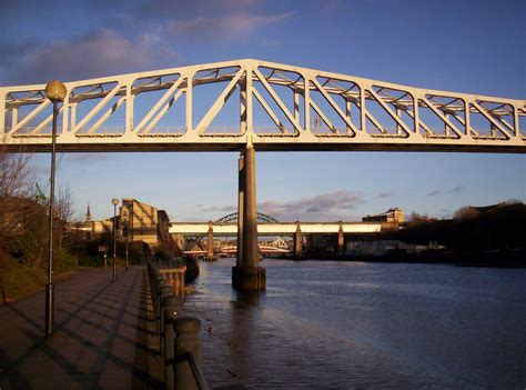 Photographs Of Newcastle: QE II Bridge (Metro Bridge)