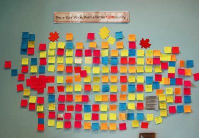 Sticky notes-covered wall in COM exudes message of solidarity, support – The Daily Free Press