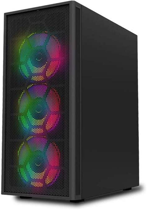 Balam Rush Gabinete Gamer Media Torre Dragonfly Ii Mesh Gm Max Mb