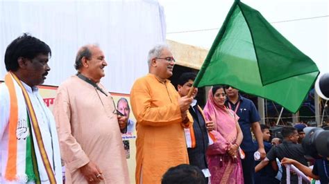 Cm Bhupesh Baghel Inaugurates Chhattisgarhiya Olympic In Raipur