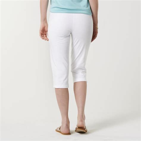 Laura Scott Petites Knit Capri Pants