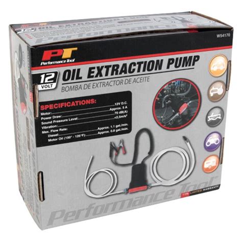 Performance Tool® W54170 12 V 5 A Electric Oil Extraction Pump