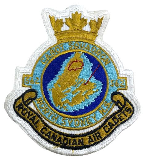 Royal Canadian Air Cadets Rcac 562 Cabot Squadron Crest Patch