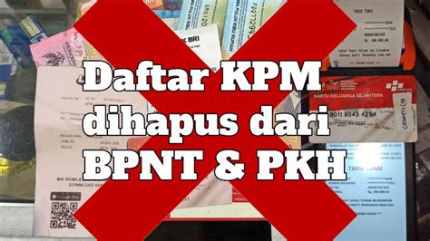 Daftar Nama Kpm Yang Tidak Lagi Terima Bpnt Dan Pkh Cek Penerima