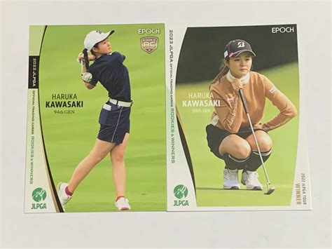 川﨑春花 2022 2023 Epoch エポック Jlpga 女子ゴルフ レギュラーカード 2枚セット 川崎春花スポーツ｜売買された