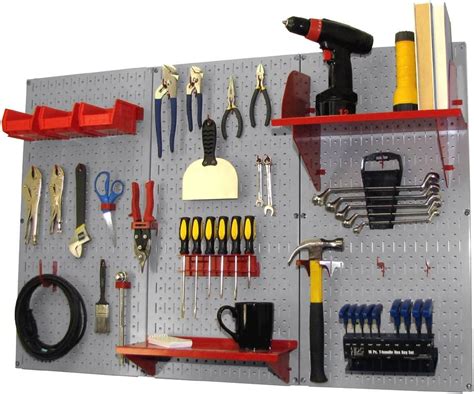 Pegboard Organizer Wall Control Ft Metal Pegboard Standard Tool