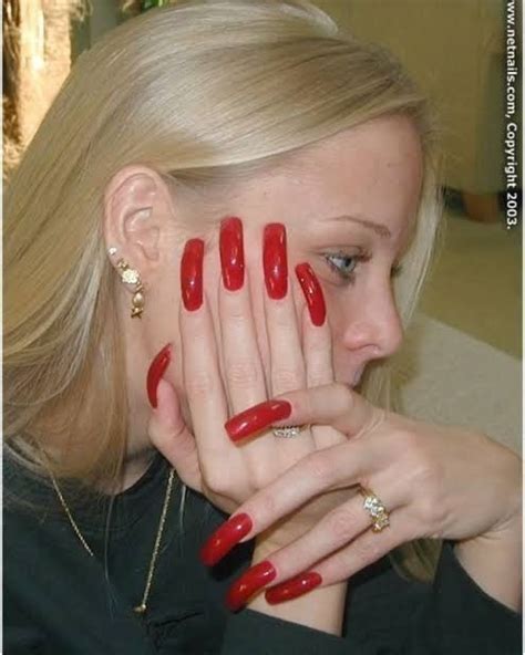 Pin By Zak Smith On Long Nails In 2024 Long Red Nails Long Nails